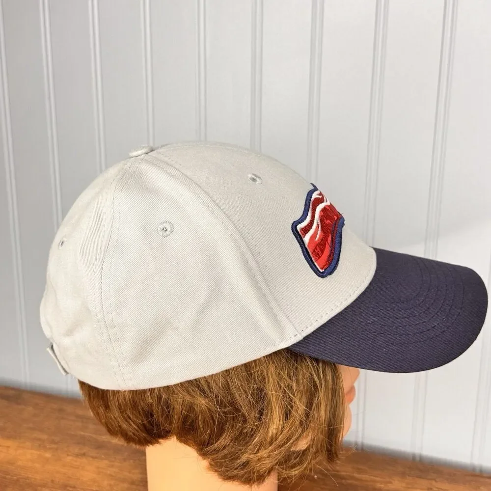 Lehigh Valley IronPigs OS Hat Cap Adjustable Gray Blue Minor League Baseball